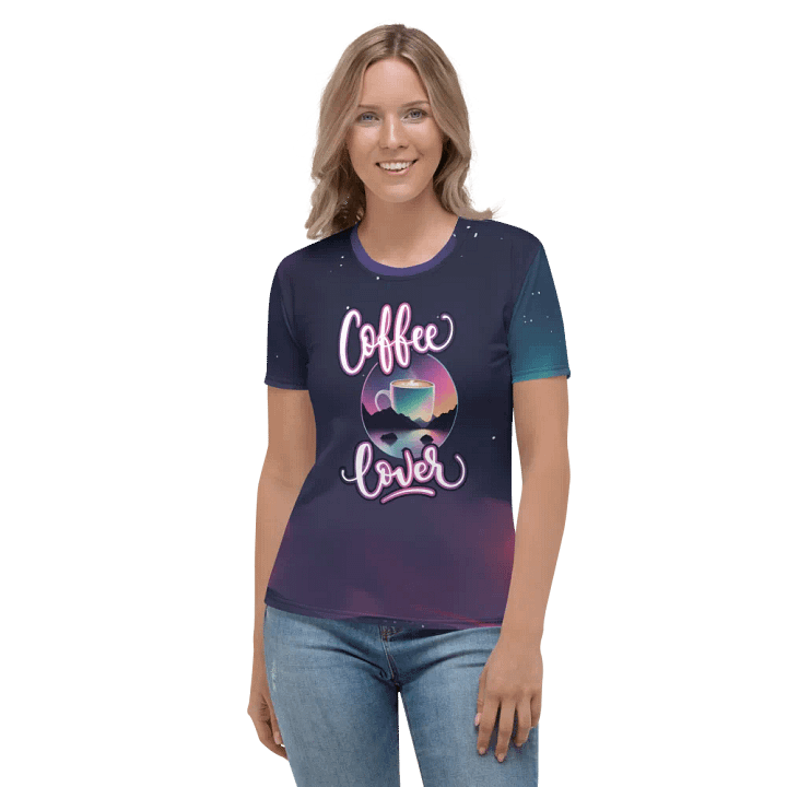 Coffee Lover All Over Print T-shirt product image (2)