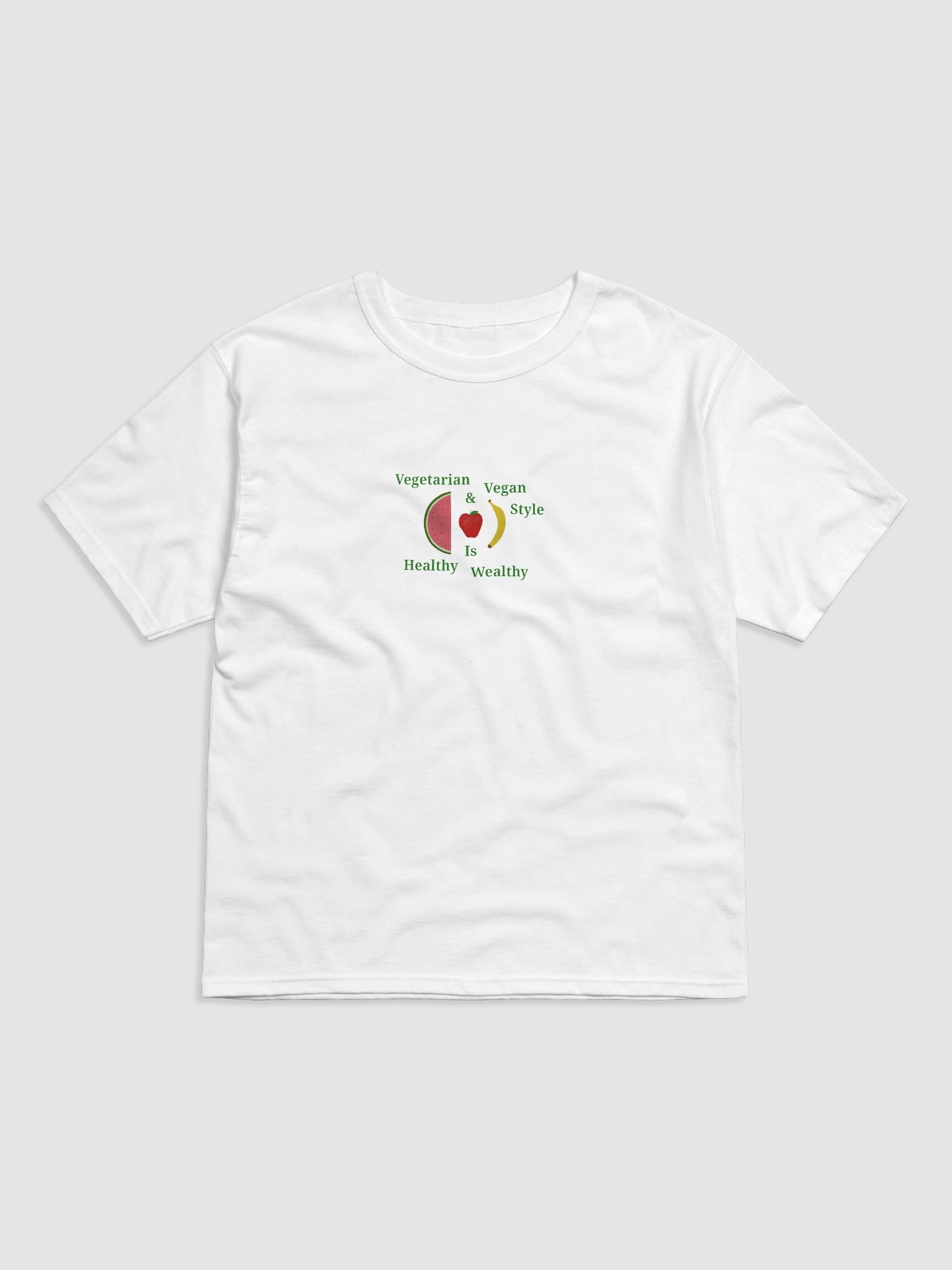 Healthy Wealthy Vegan T-Shirt product image (1)