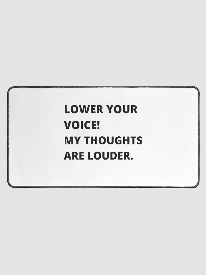 Loud Thoughts Desk Mat product image (1)