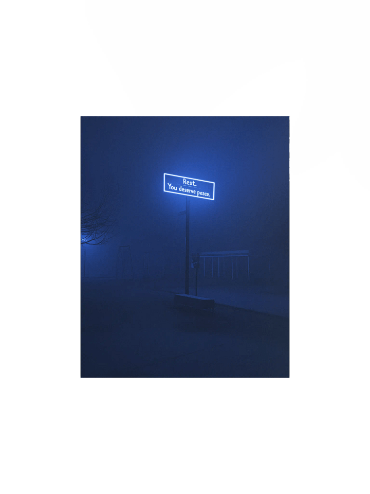 "Rest, you deserve peace" Matte Poster product image (6)