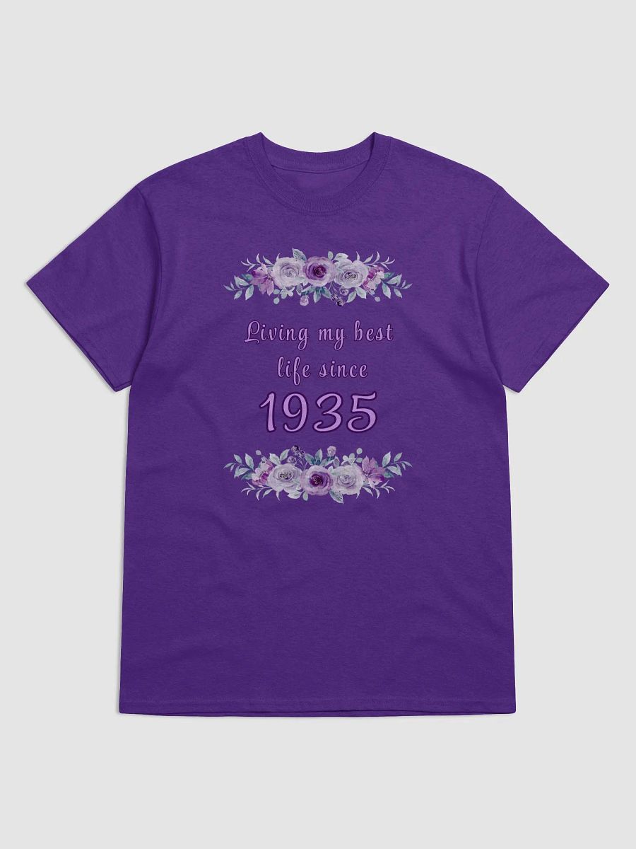 Floral Best Life since 1935 heavyweight Tee product image (2)