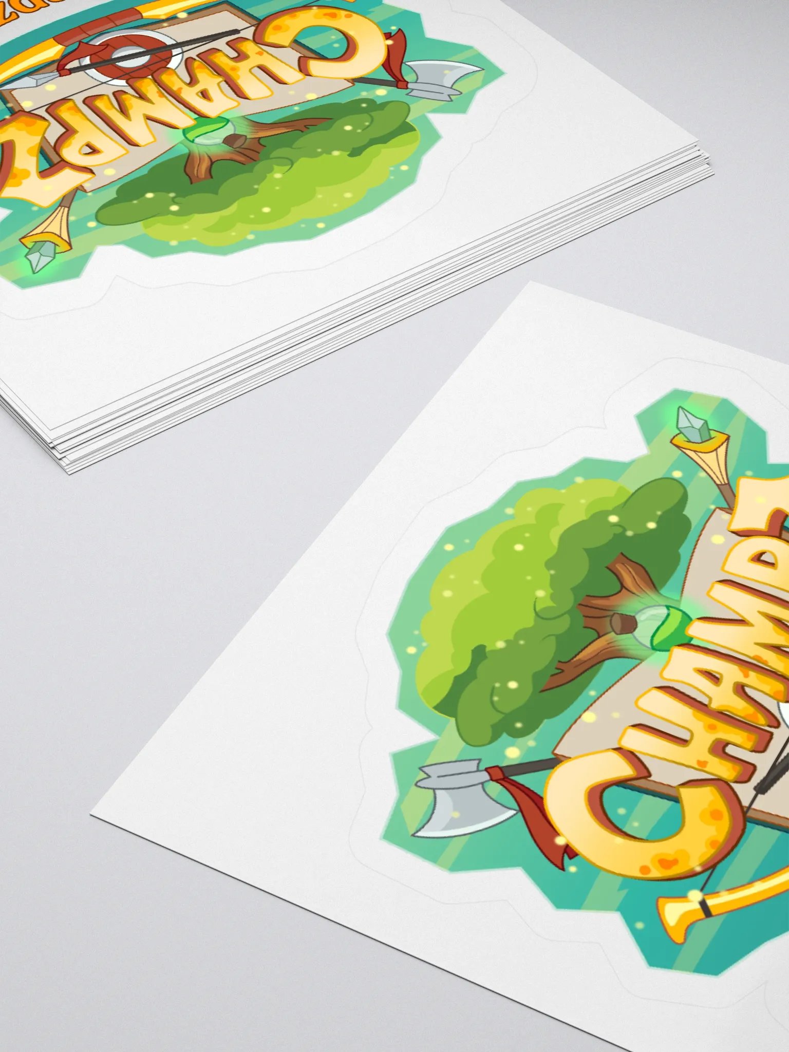 Champz Logo +URL Sticker product image (4)