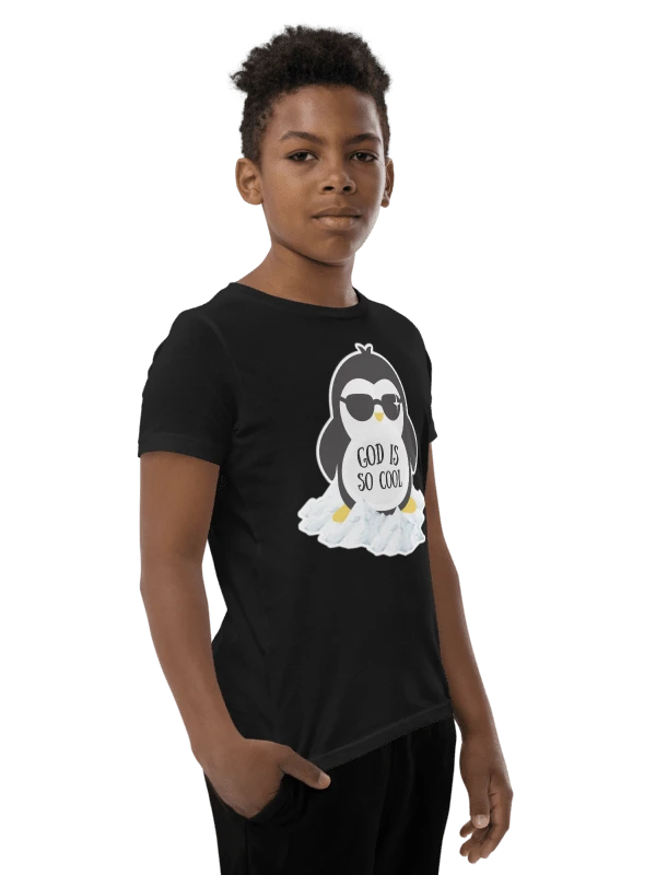 God Is So Cool Penguin Kids T-Shirt product image (7)