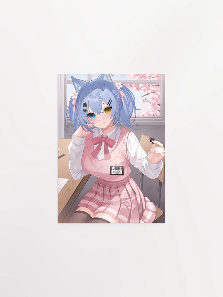 Pink School Girl Poster product image (1)