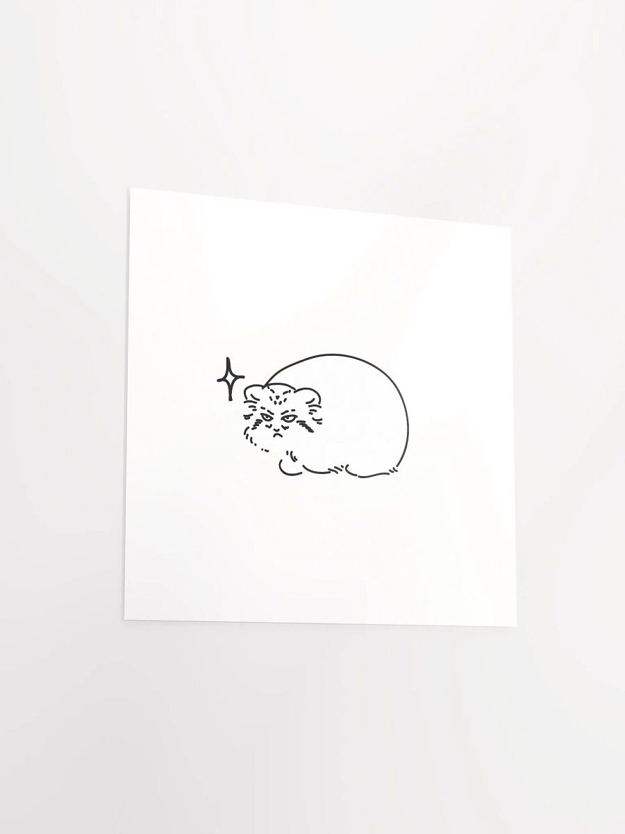 Grumpy Manul - Matte Poster product image (3)