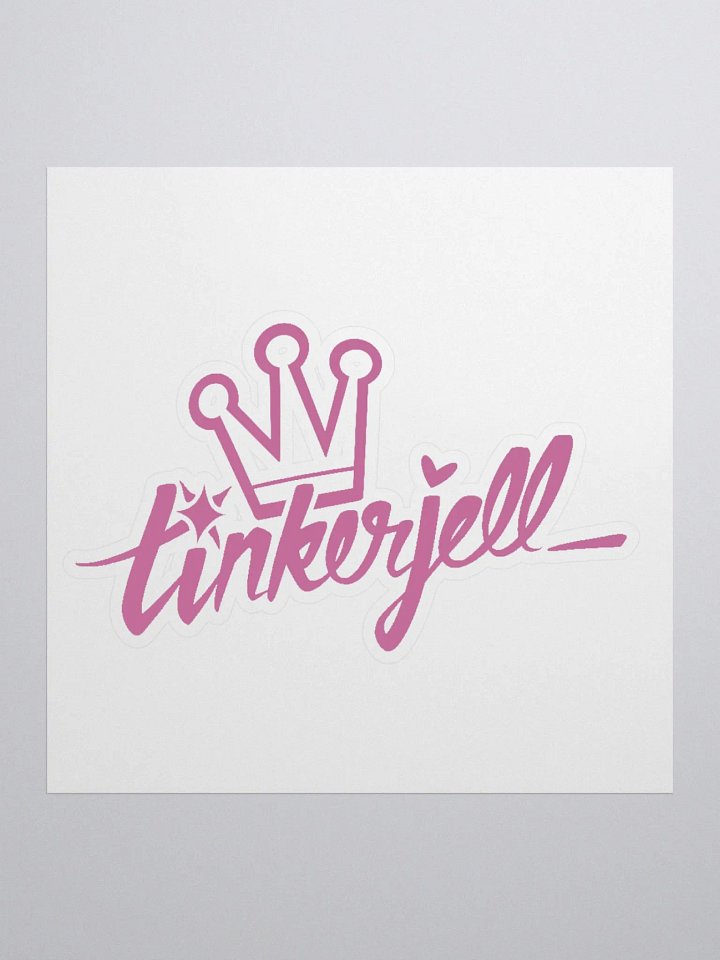 TinkerJell Logo Sticker (Pink) product image (1)