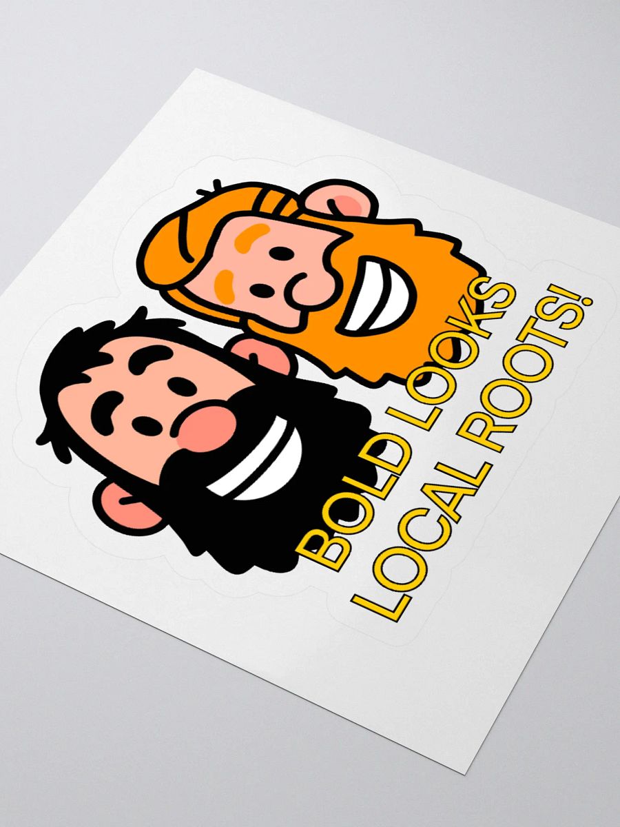 Bold Looks Local Roots Kiss Cut Stickers product image (12)