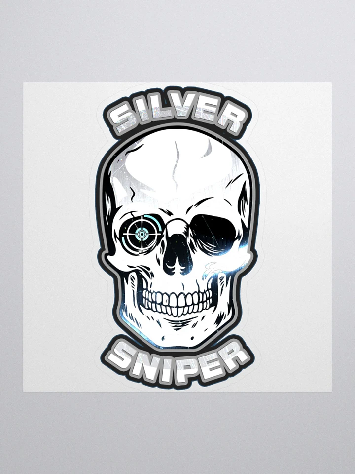 Silver Sniper Logo Sticker product image (1)