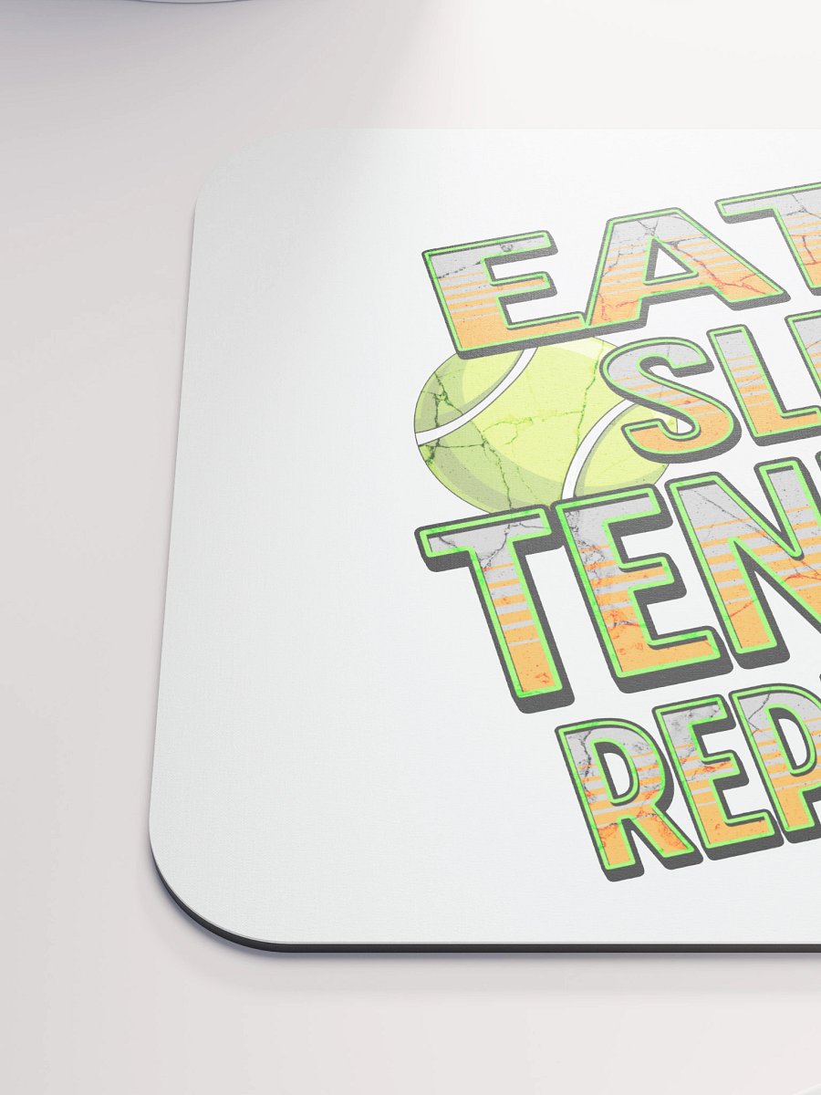 Eat Sleep Tennis Repeat Angle Ball Blast Mouse Pad product image (6)