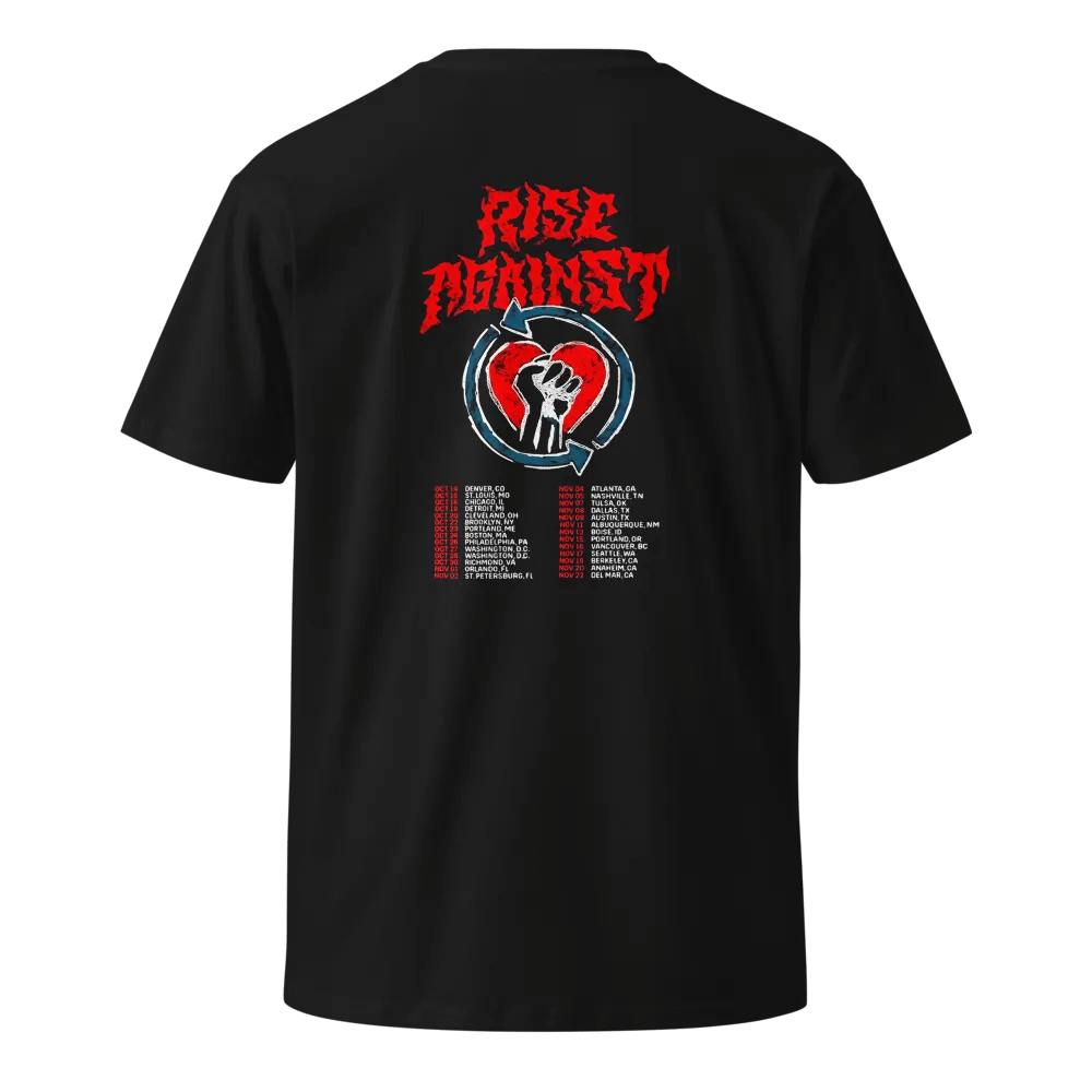 Rise Against 2024 Tour T-Shirt Graphic Tee product image (3)