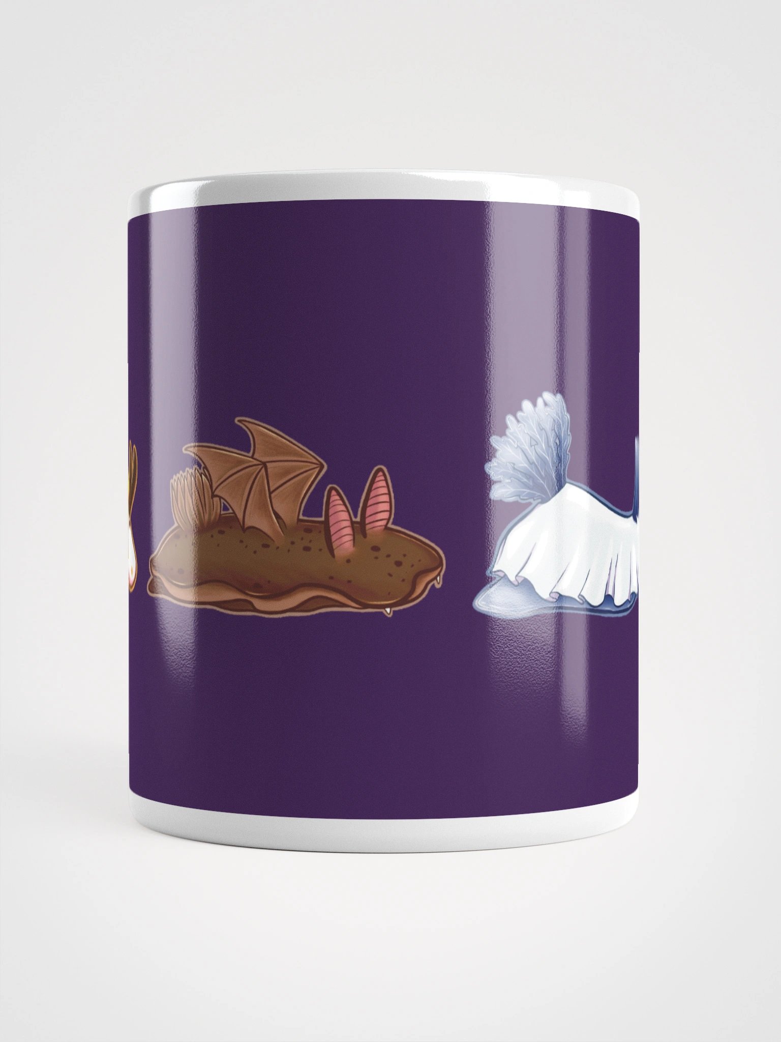Spooky Scary Slug Time - Mug w/ Purple Background product image (6)