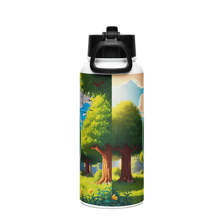 Gourde à paille Gros logo avec fond 94cl product image (4)