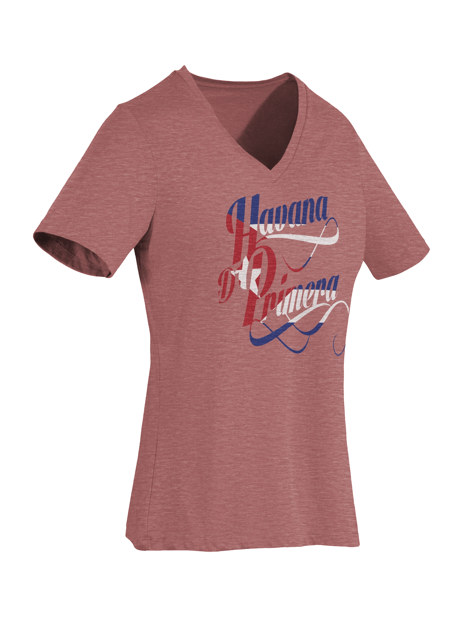 Havana D'Primera - Women's Relaxed V-Neck T-Shirt product image (7)
