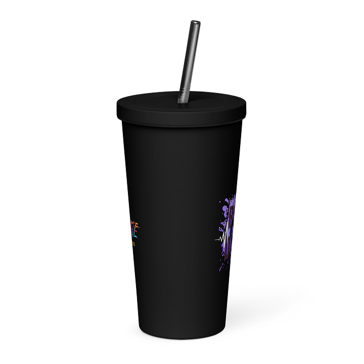 Create Greatness + Born to Dance Vibrant Beats His Silhouette Insulated Tumbler product image (1)