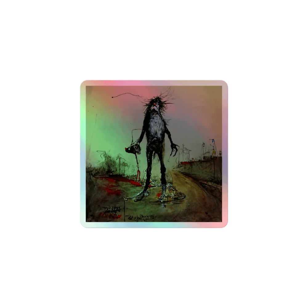 Ethereal Nightmares Holographic Sticker Sheet product image (1)