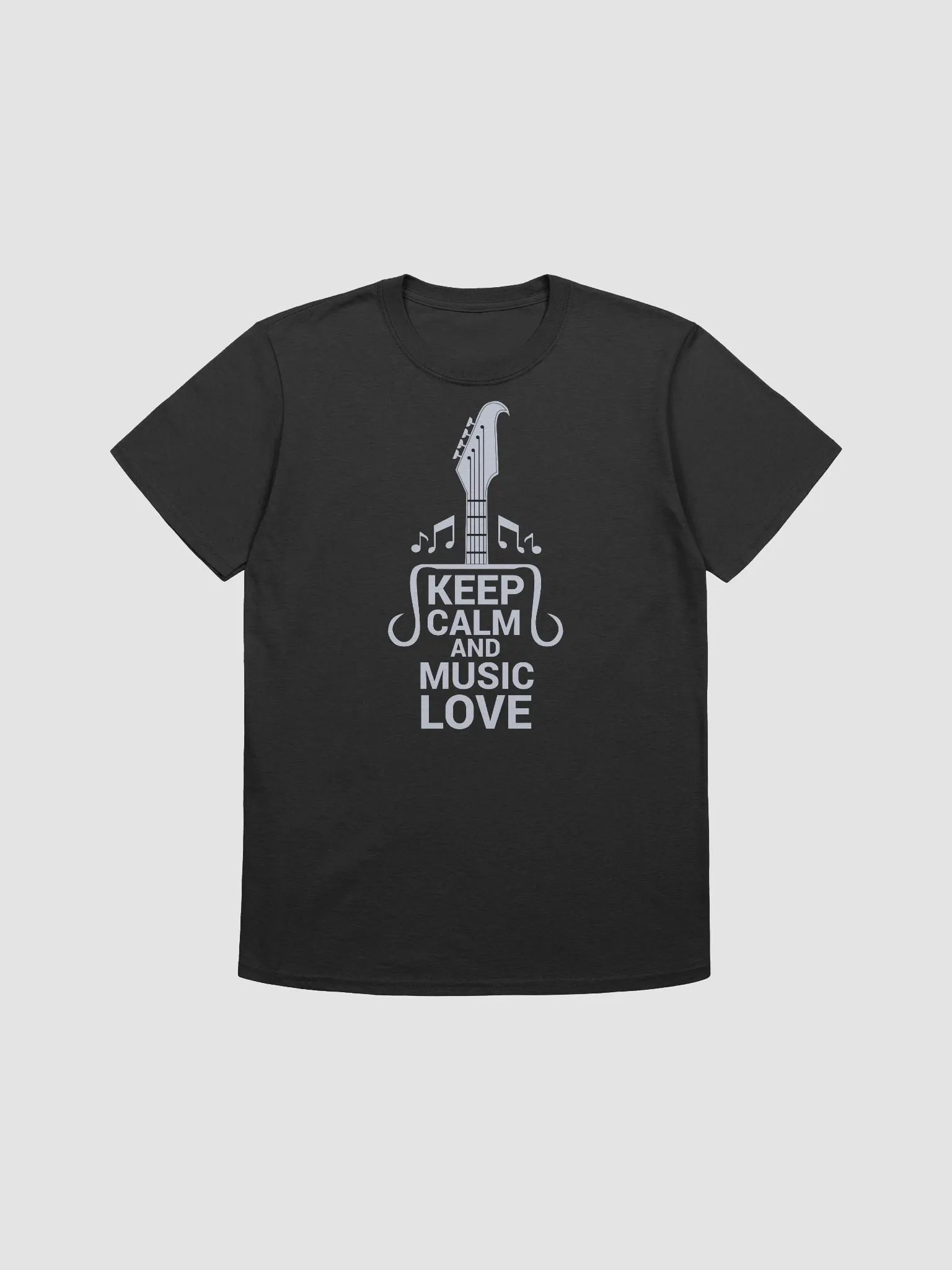 Music Love Guitar Headstock Tee product image (1)