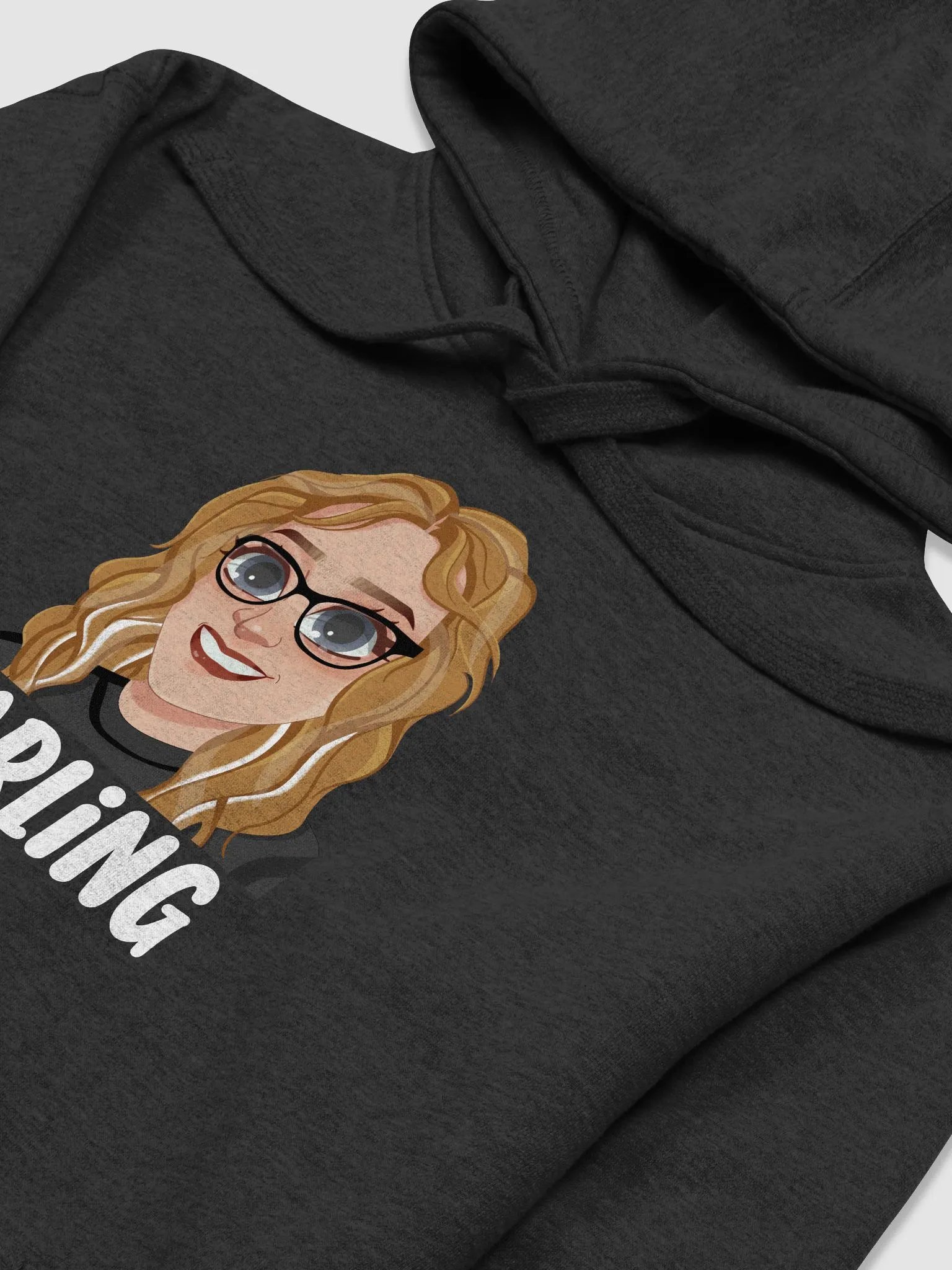 Darling Hoodie (white logo) product image (2)
