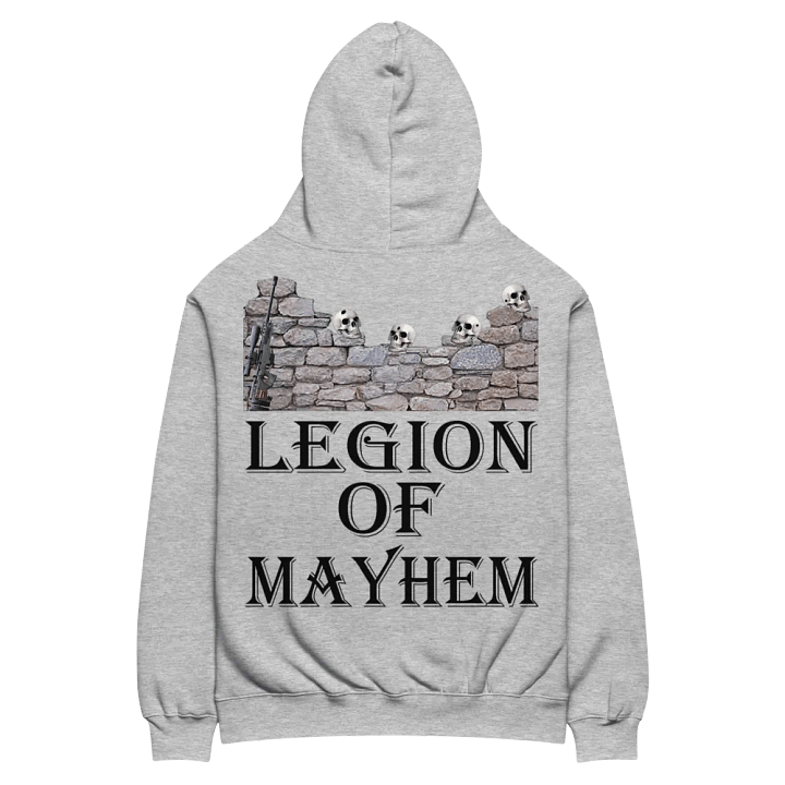 LEGION OF MAYHEM GRAY HOODIE product image (2)