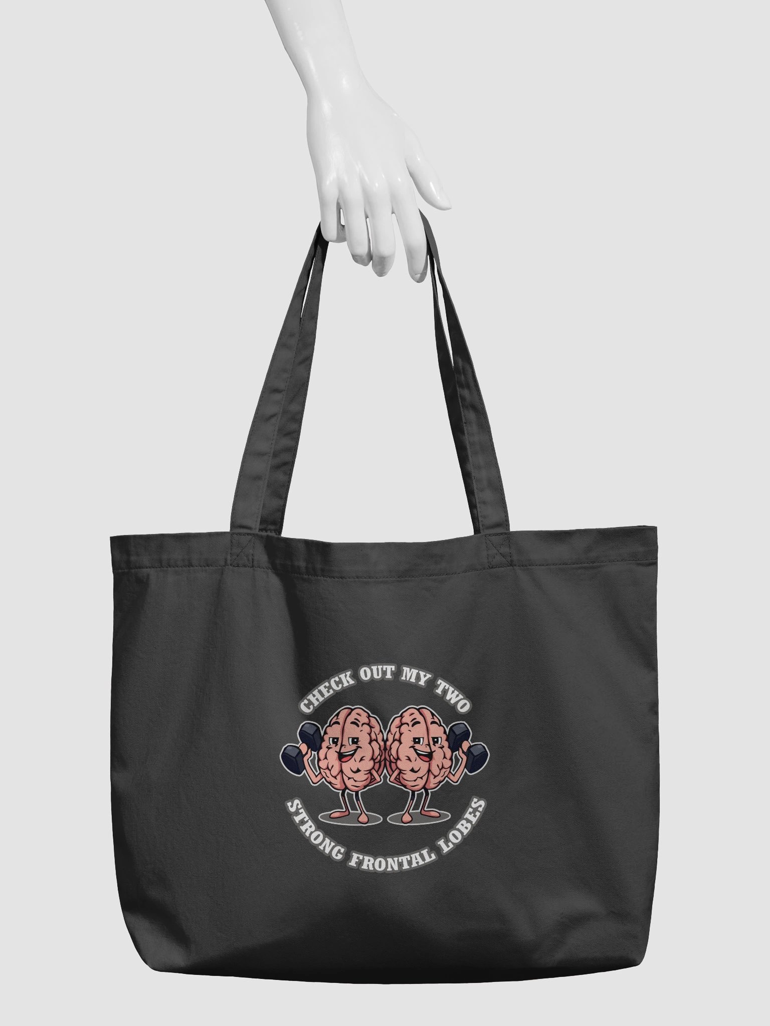 Check Out My Two Strong Frontal Lobes - Eco-Friendly Tote Bag product image (3)
