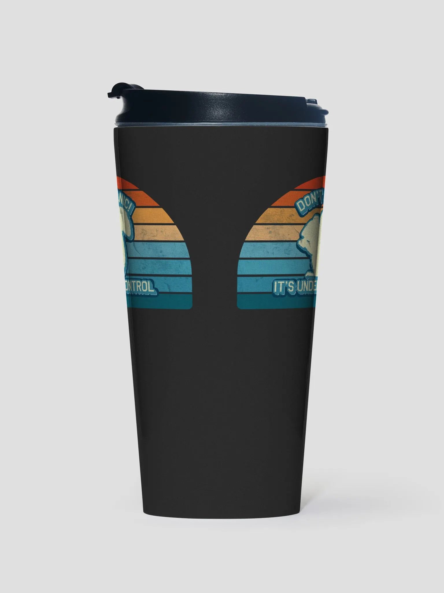 Retro Waffles - Panic Travel Mug product image (1)