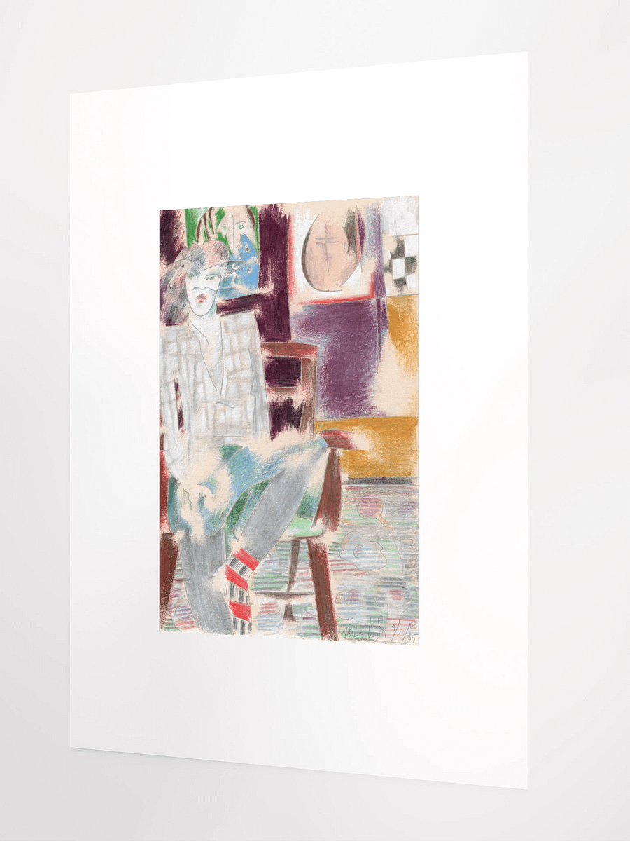 Woman in Chair 03.25.85 print product image (3)