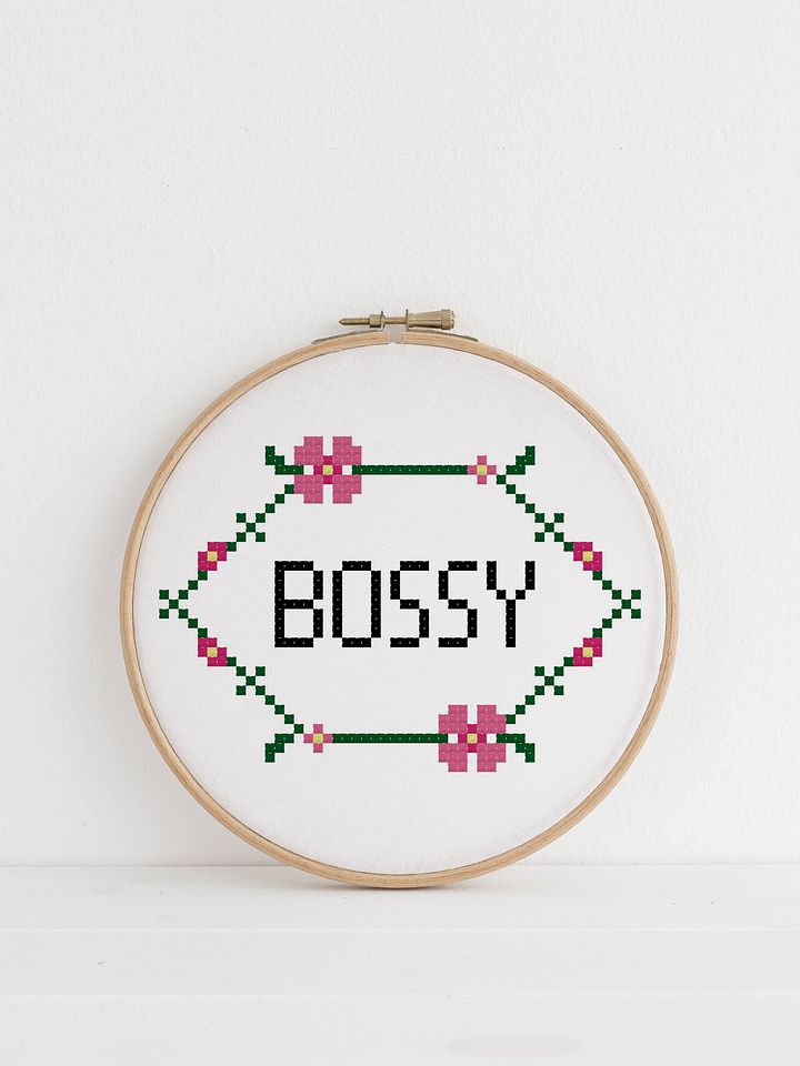 Bossy - Cross Stitch Pattern product image (1)