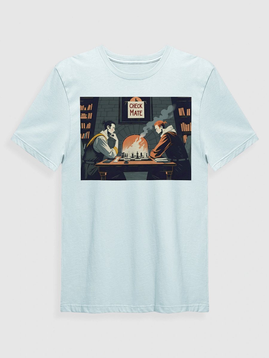 Strategic Chess Showdown Design | Fiery Background Print product image (4)