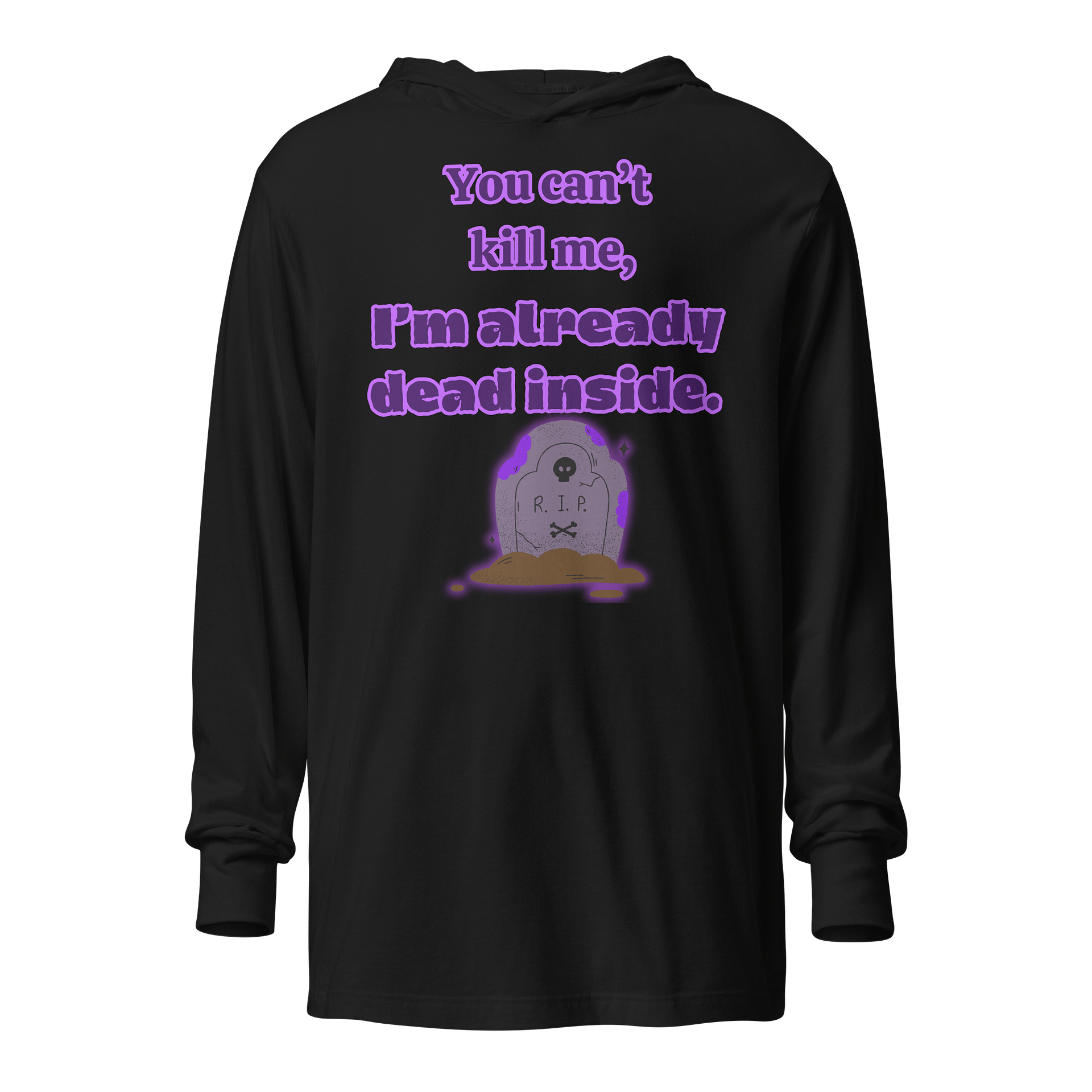 R.I.P. Inside Hooded Long Sleeve Tee product image (1)
