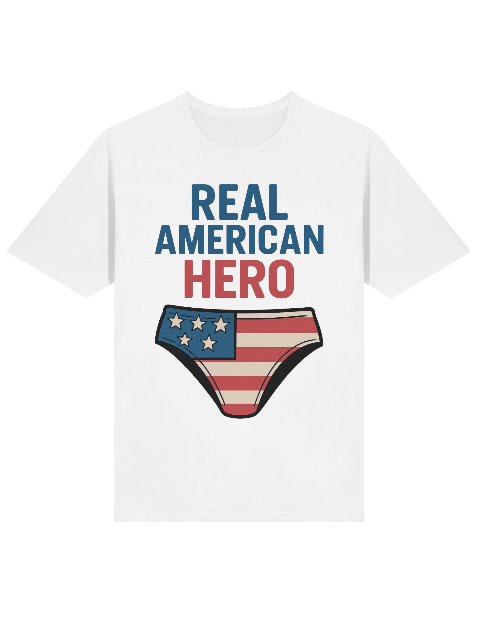 Real American Hero T-Shirt – Funny American Flag Speedo & Aviators Meme Tee product image (38)