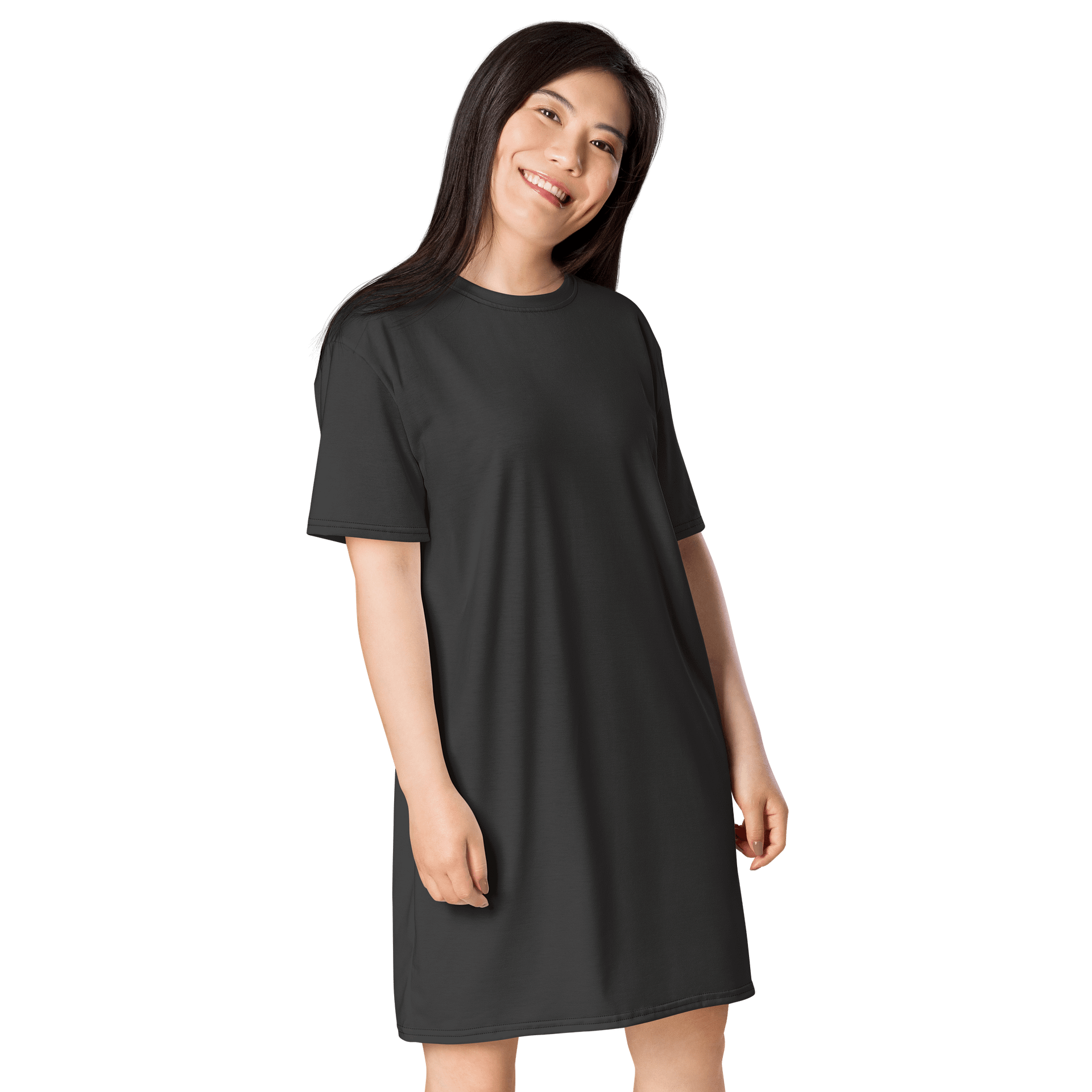 Eclipse Oversized T-Shirt Dress | Stretchy Fabric | Casual or Formal Style | Sizes 2XS-6XL | Exclusive Design product image (4)
