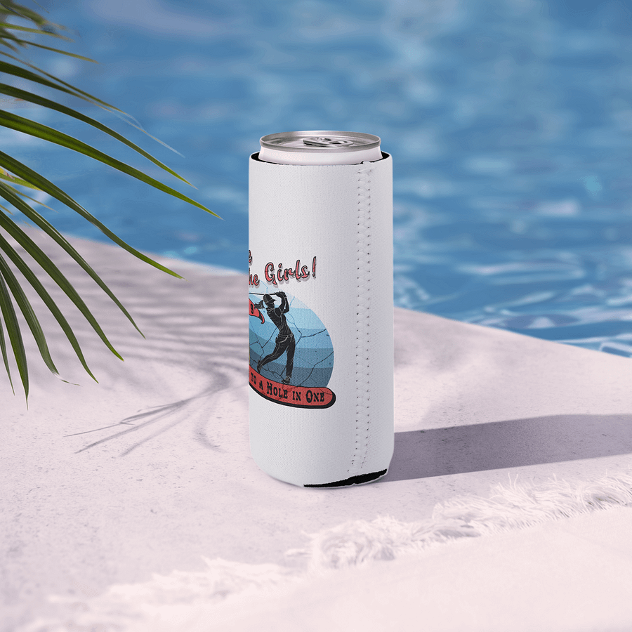 Fore The Girls Swinging To A Hole In One Golfing Can Cooler product image (6)