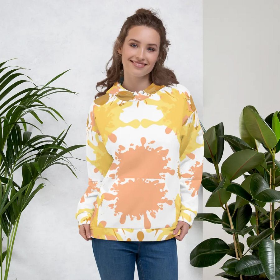 Orange Splotch Hoodie product image (6)