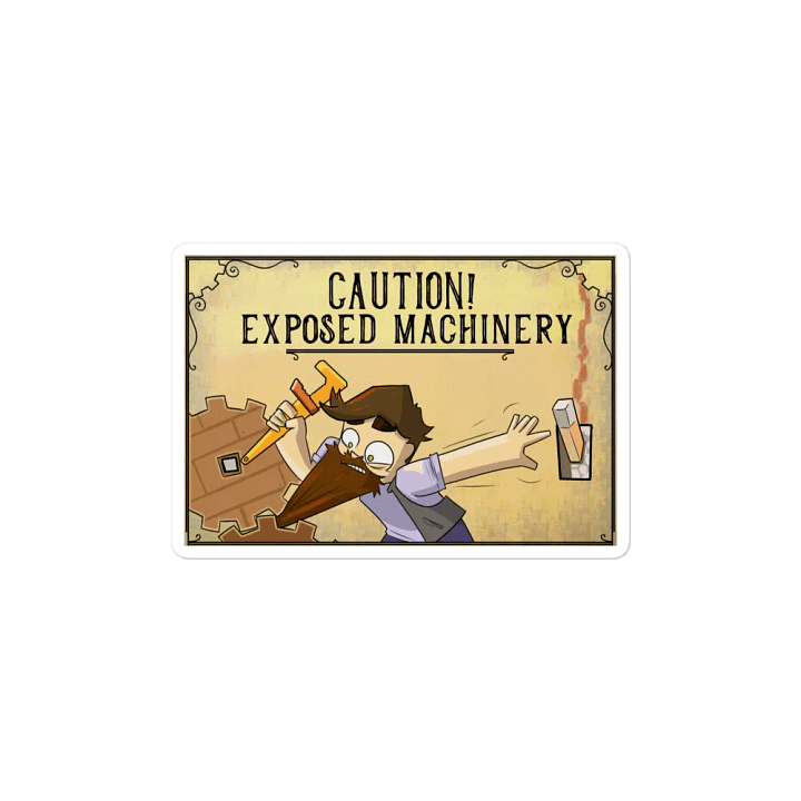 'Exposed Machinery' Die-Cut Magnet product image (2)