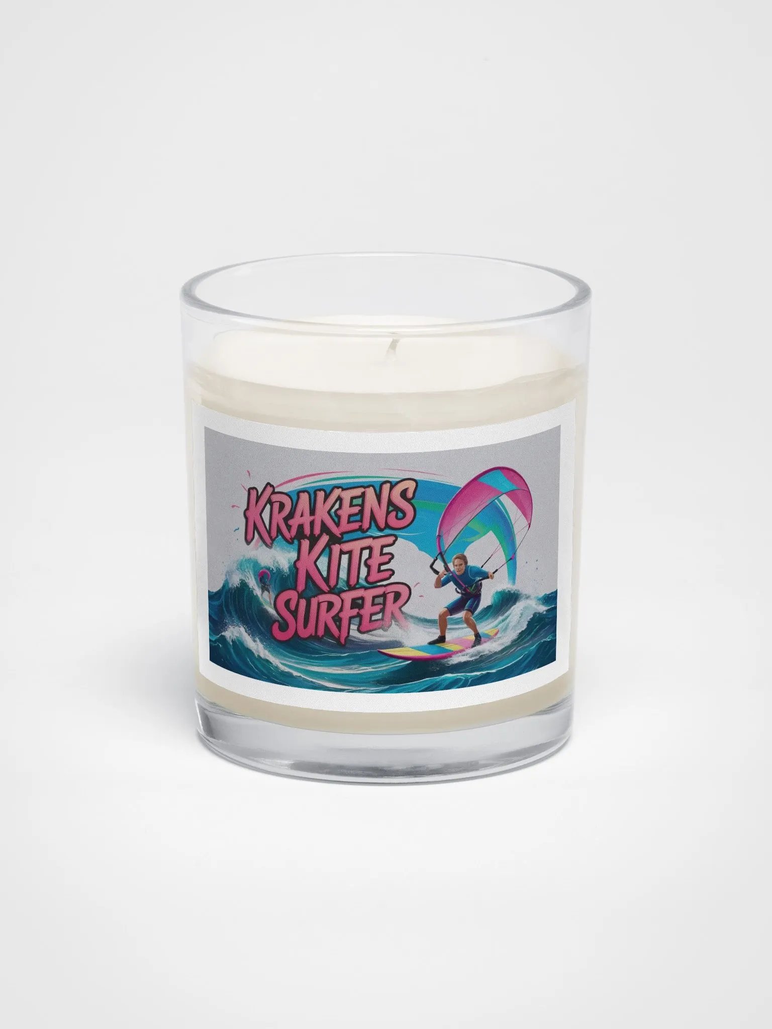 Krakens Kite Surfer Soy Wax Candle product image (1)