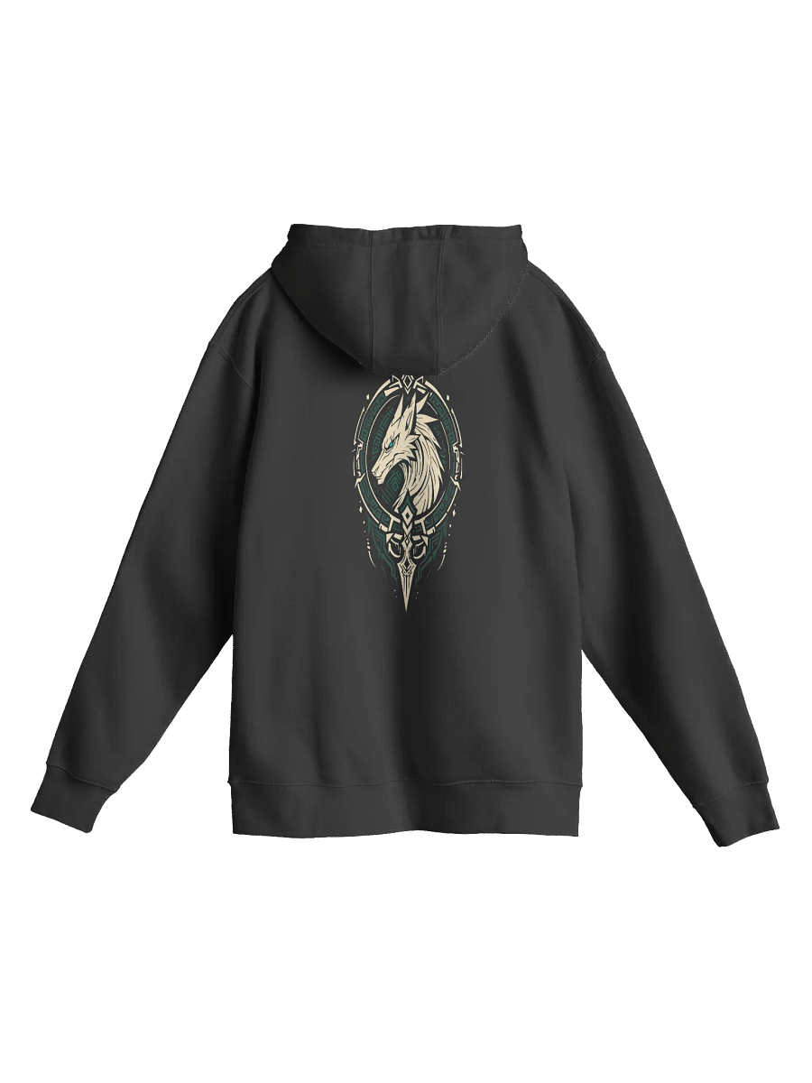 Ornate Wolf Profile Premium Hoodie product image (2)