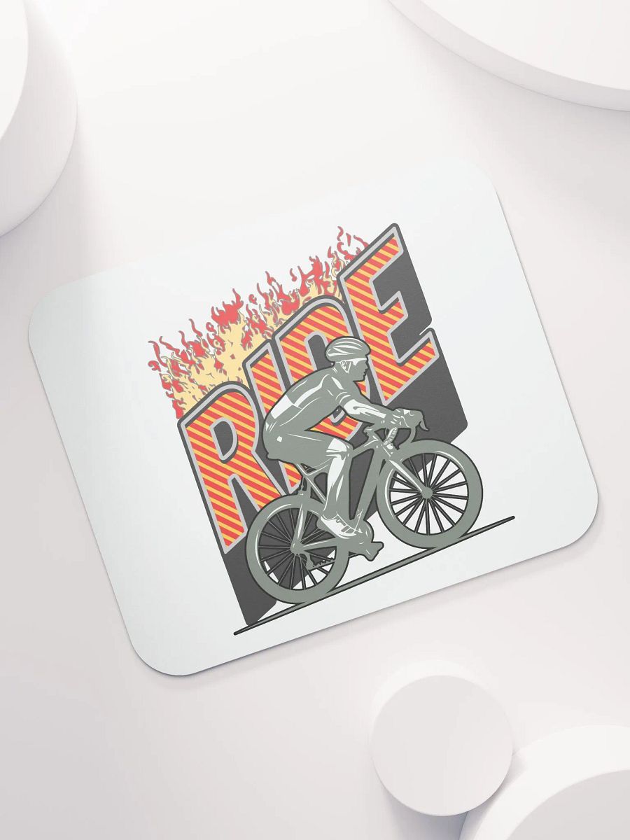 Ride Cycling Flaming Mouse Pad product image (5)