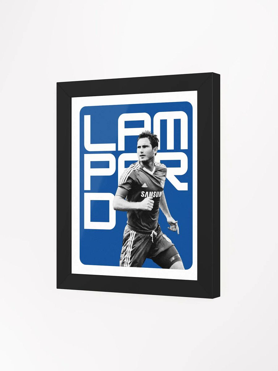Frank Lampard BW Chelsea Name Art Framed Print product image (2)