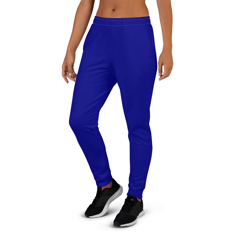 Plain Color Navy Blue Joggers product image (3)