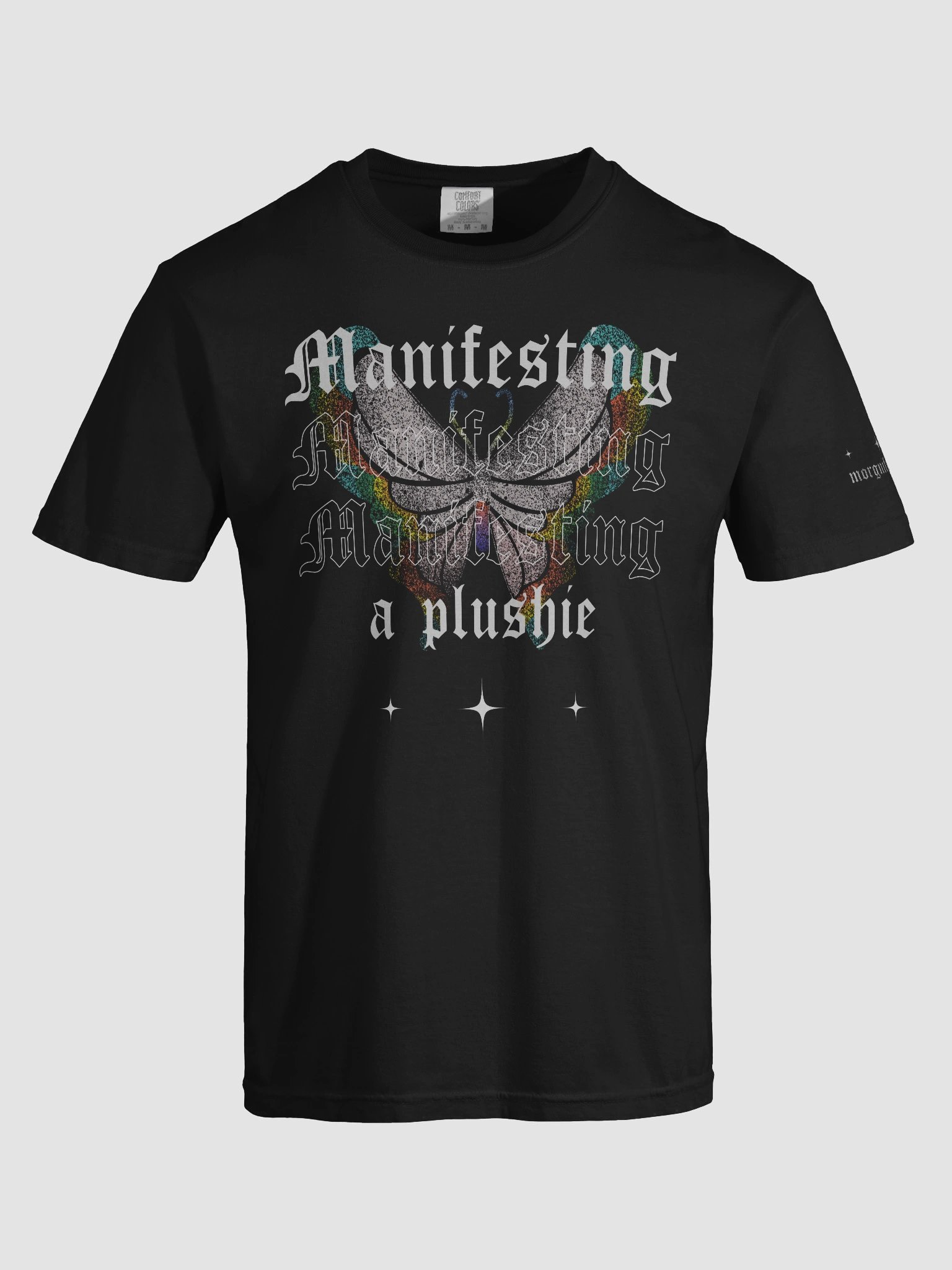 Front Print Manifesting a Plushie - Grunge Rainbow Edition product image (5)