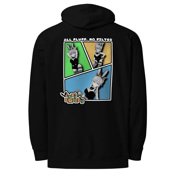 All Fluff, No Filter. Embroidered Hoodie product image (1)
