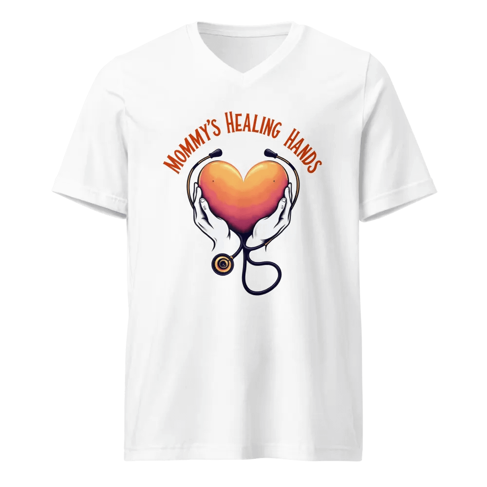 Mommy's Healing Hands V-Neck Tee product image (5)