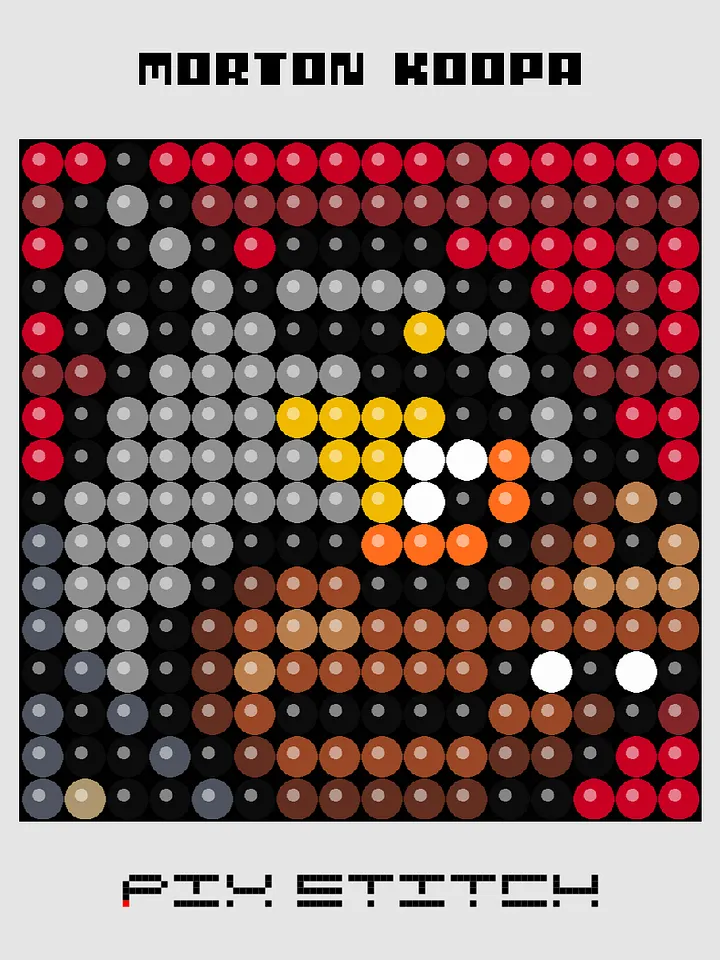 Morton Koopa Pixel Art product image (1)