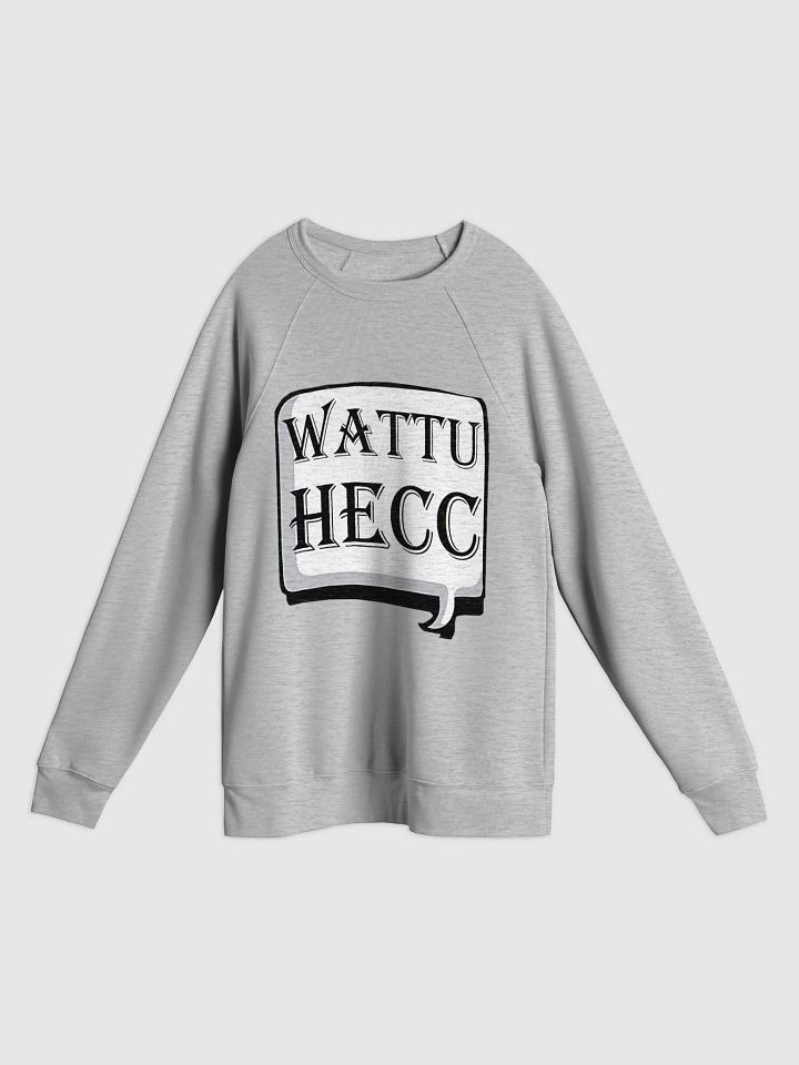 wattuhecc Bella+Canvas Unisex Sponge Fleece Raglan Sweatshirt product image (1)