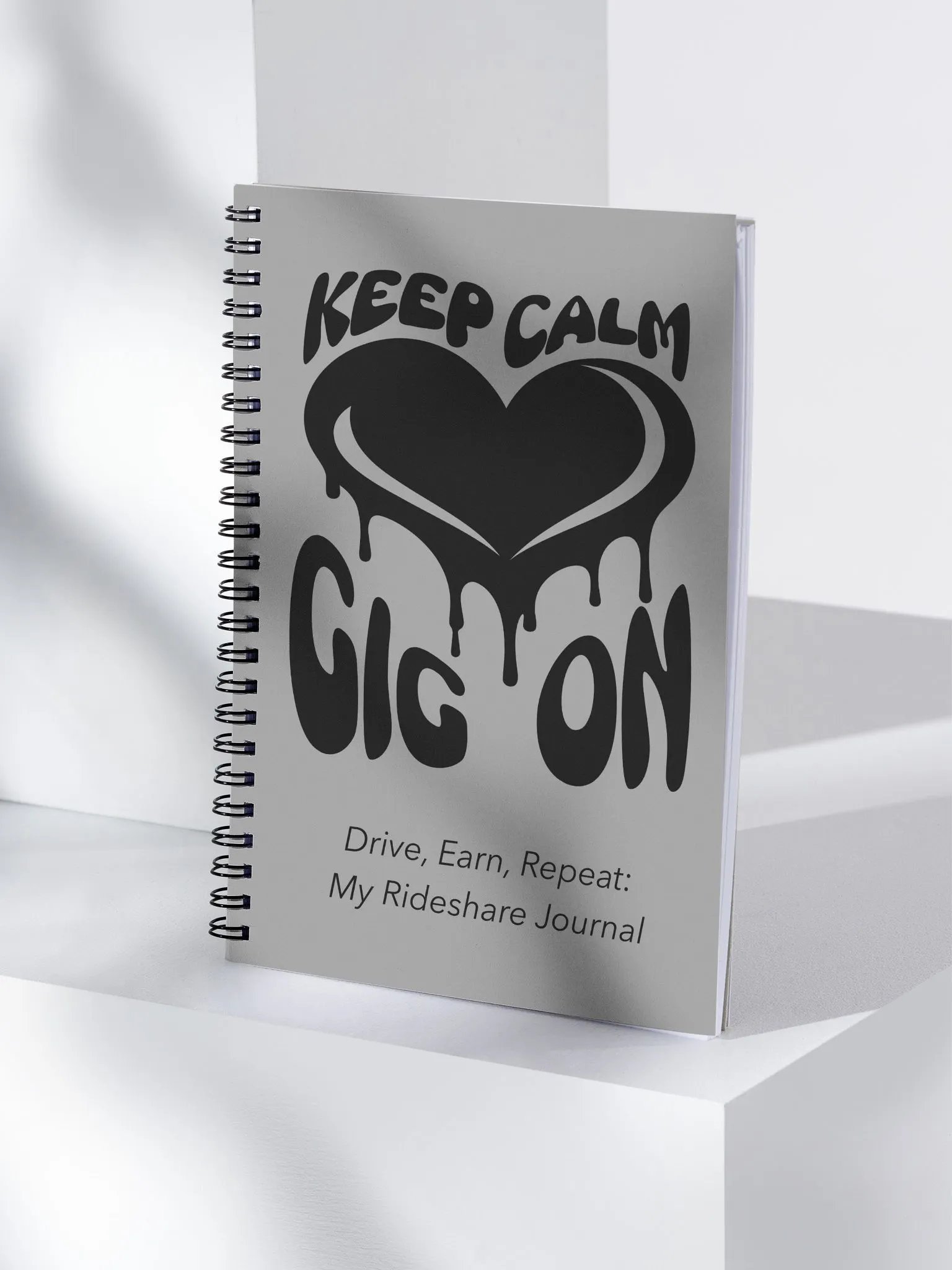 Keep Calm, Gig On Spiral Notebook Journal product image (1)