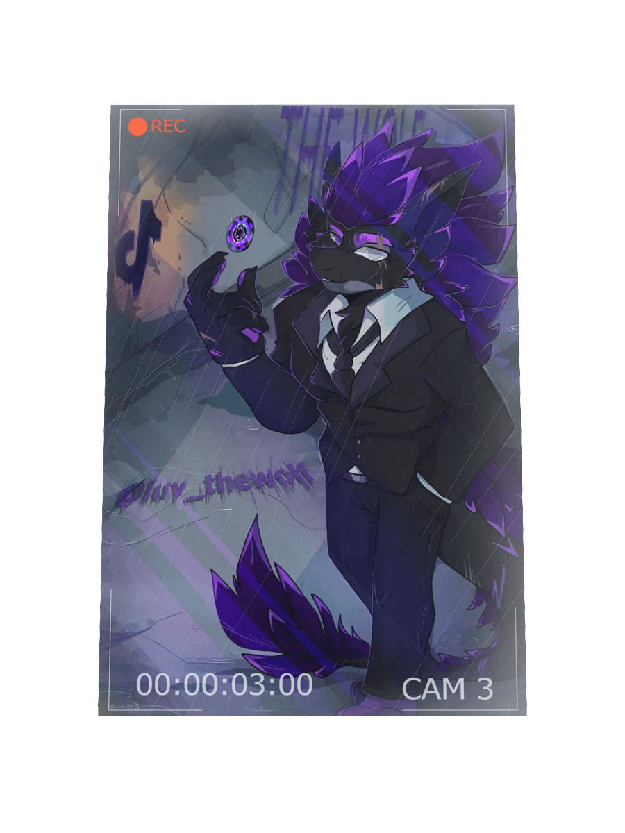"The Wolf of TikTok" Nardoragon Exclusive Enhanced Matte Paper Poster Poster product image (4)