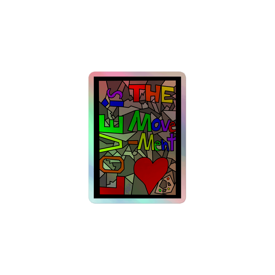Love Is The Movement: Rainbow (Holo-Stickers) product image (1)