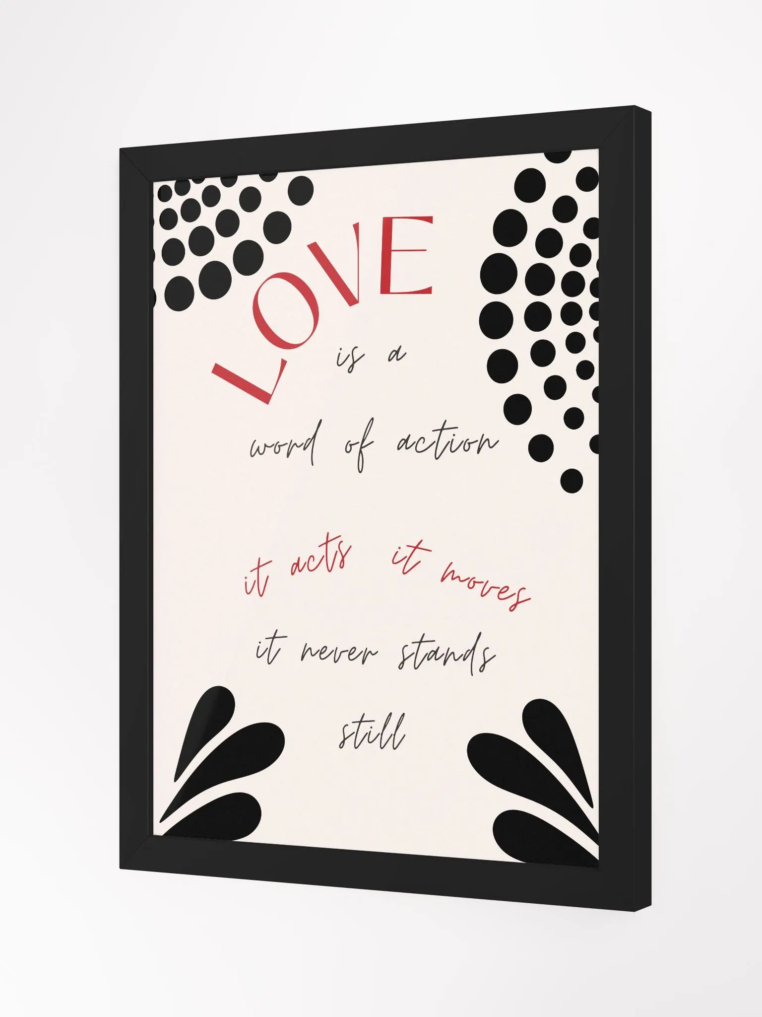 Dynamic Love Action Framed Poster product image (2)