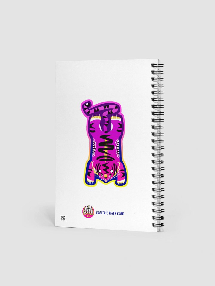 Purple and Yellow Tiger Notebook product image (2)