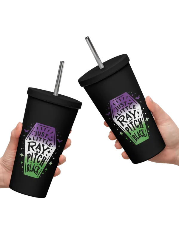 Little Ray Genderqueer Flag Insulated Tumbler product image (2)