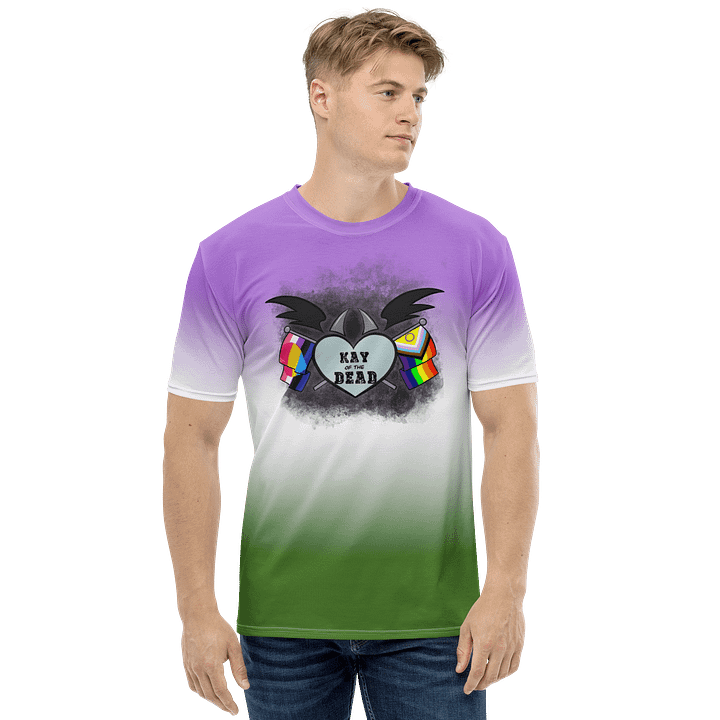 Kay_of_the_Dead Pride Logo Genderqueer Pride Tee product image (1)
